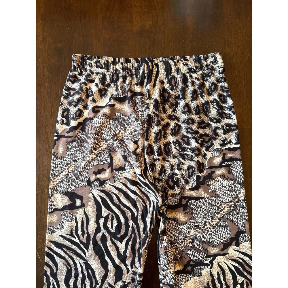 Leggings animal print cheetah leopard zebra snake skin casual spring woman's NEW - Picture 2 of 3